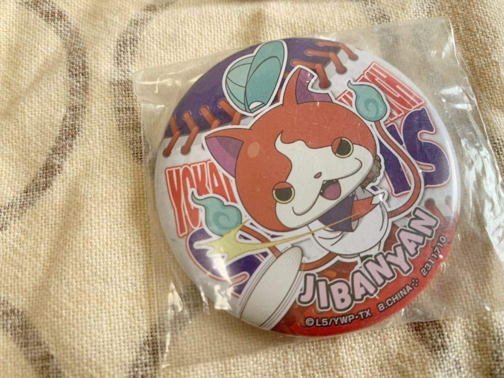 ジバニャン  缶バッチ 妖怪ウォッチ シバニャン バッジ - メルカリ